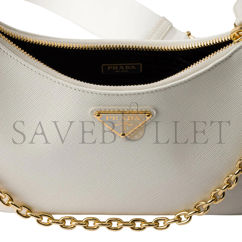 PRADA RE-EDITION 2005 SAFFIANO LEATHER BAG 1BH204 (22*18*6cm) 